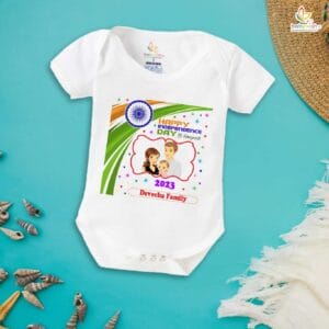 Babywish Independence Day T-Shirt for Boys and Girls 15th August Romper HAPPY INDEPENDENCE DAY