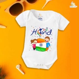 Babywish Independence Day T-Shirt for Boys and Girls 15th August Romper HAPPY INDEPENDENCE DAY