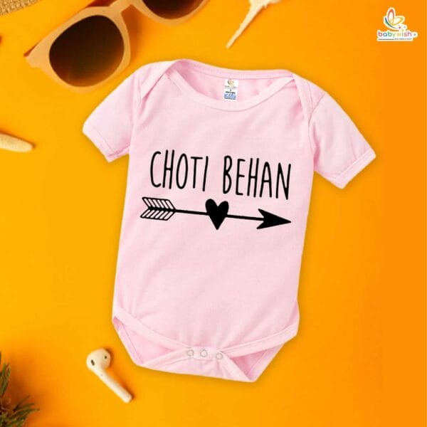 Babywish Rakshabandhan Romper Brother Sister Matching dress Rakshabandhan gift for Rakhi - Image 4