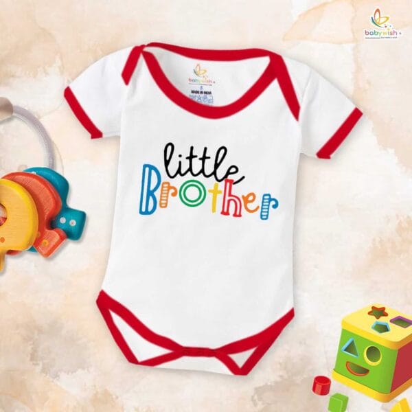 Babywish Rakshabandhan Romper Brother Sister Matching dress Rakshabandhan gift for Rakhi - Image 2