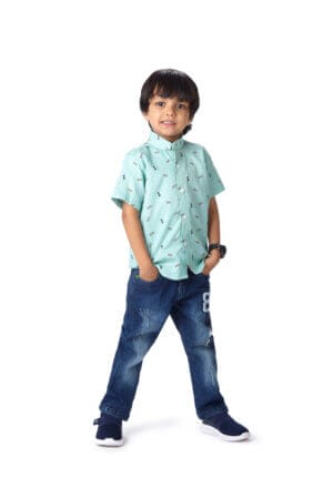 Kids Full Sleeve Shirt for Boy’s and Girl’s Goggle Printed Theme Toddler Shirt Summer and Winter Top wear Kids Clothes