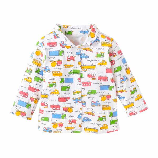 Kids Sleepsuit for Baby Boy’s and Girl’s Topwear and Pajamas Set Long Sleeve Sleepwear Baby Clothing Sets - Car Theme - Image 2