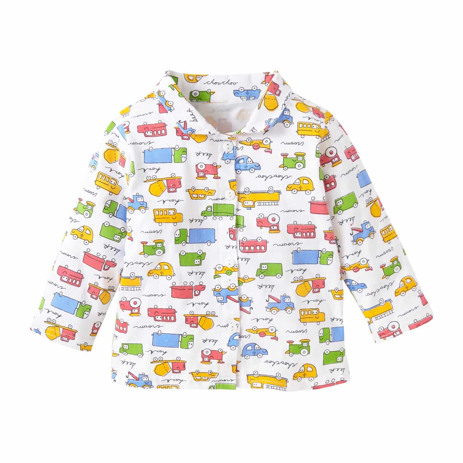 Kids Sleepsuit for Baby Boys and Girls Long Sleeve Topwear and Pajamas Set Baby Clothing Sleepwear Set Car Theme Perfect for Newborns and Toddlers - Image 2