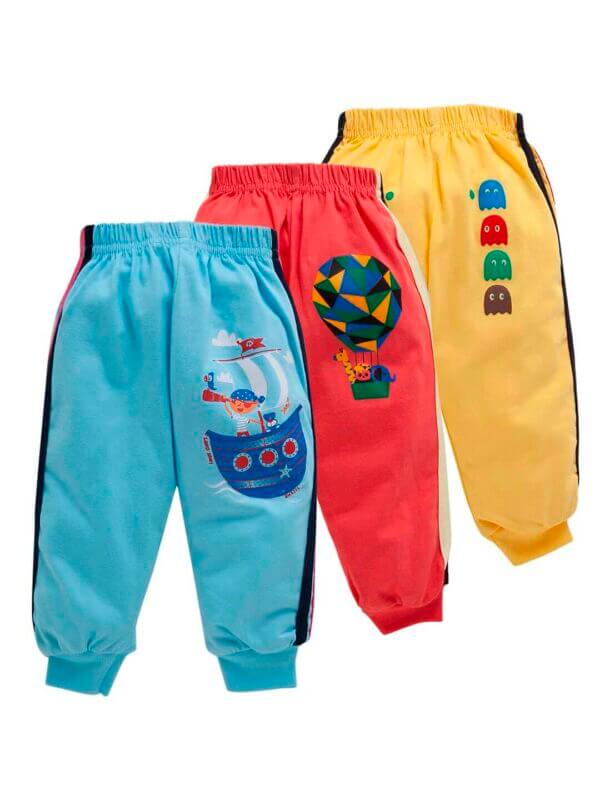 Kids Pajama Leggings Combo Set Pant for Boy's and Girl's Elastic Waist Newborn baby unisex TrackPant & leggings for kids