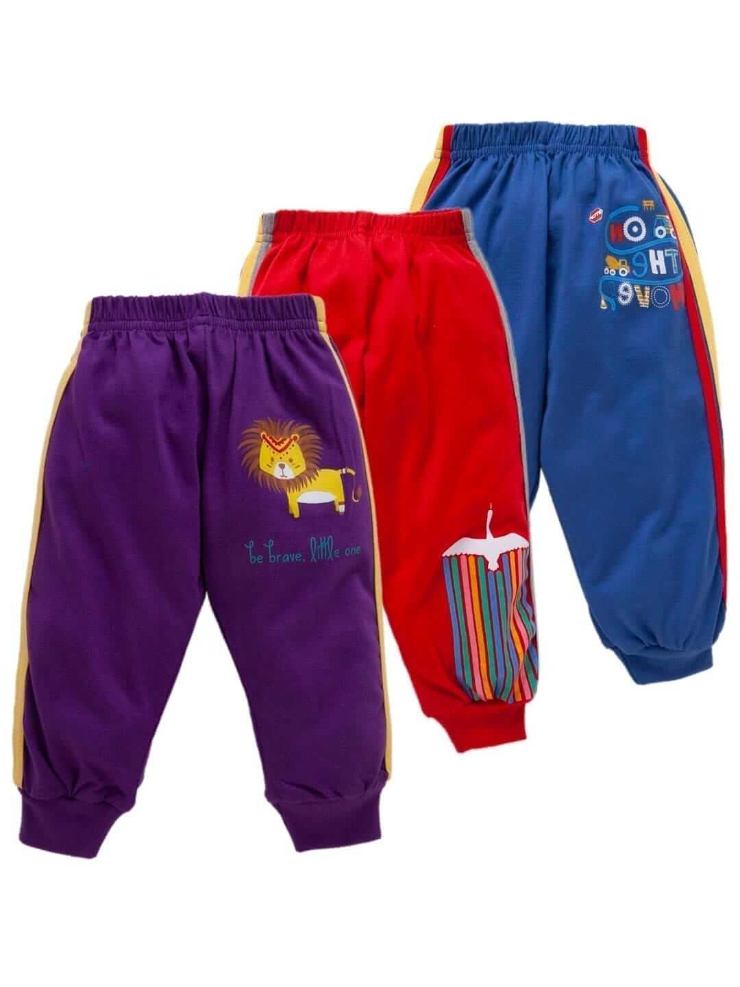 Kids Pajama Leggings Combo Set | Elastic Waist Pants for Boys & Girls | Newborn Baby Unisex Trackpant & Leggings | Soft, Comfortable, Breathable Sleepwear for Toddlers & Kids