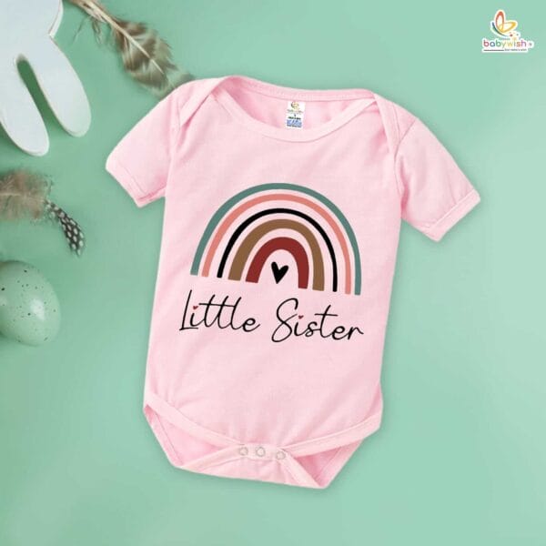 Babywish Rakshabandhan Romper Brother Sister Matching dress Rakshabandhan gift for Rakhi - Image 4