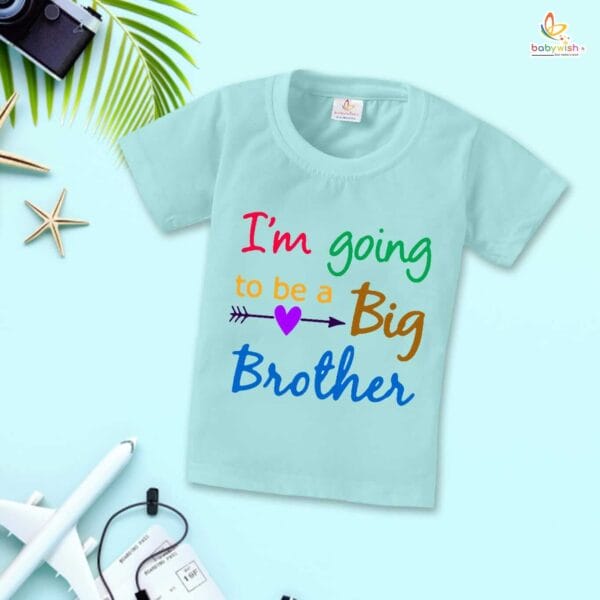 Babywish Rakshabandhan T-Shirt Brother Sister Matching dress Rakshabandhan gift for Rakhi Tee - Image 4