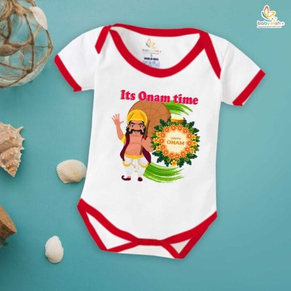 Babywish Onam Romper Brother Sister Matching dress for ONAM - Image 2