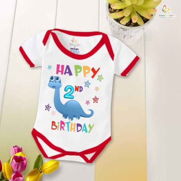 Two month unisex baby romper half sleeve round neck onesie - Image 5