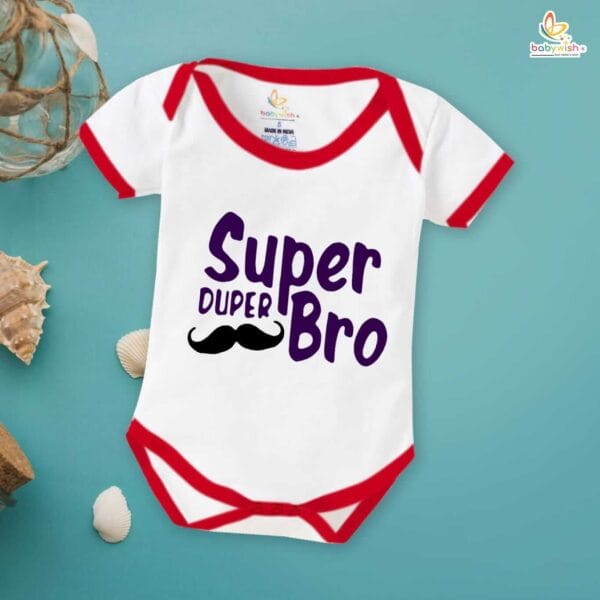 Babywish Rakshabandhan Romper Brother Sister Matching dress Rakshabandhan gift for Rakhi - Image 2
