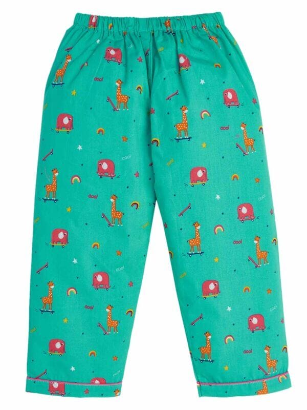 Kids Sleepsuit for Baby Boy’s and Girl’s Topwear and Pajamas Set Long Sleeve Sleepwear Baby Clothing Sets - Giraffe Print - Image 5