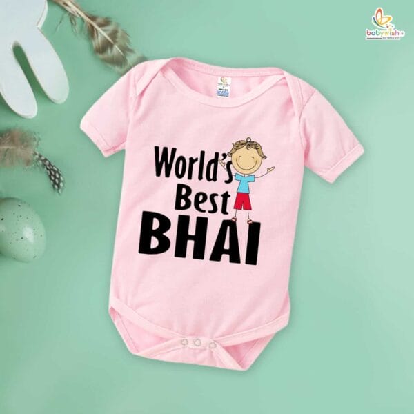 Babywish Rakshabandhan Romper Brother Sister Matching dress Rakshabandhan gift for Rakhi - Image 4