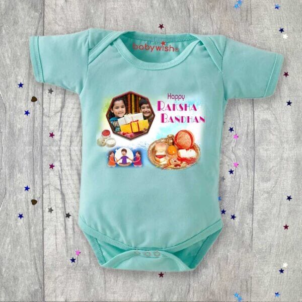 Babywish Rakshabandhan Romper Brother Sister Matching dress Rakshabandhan gift for Rakhi - Image 5