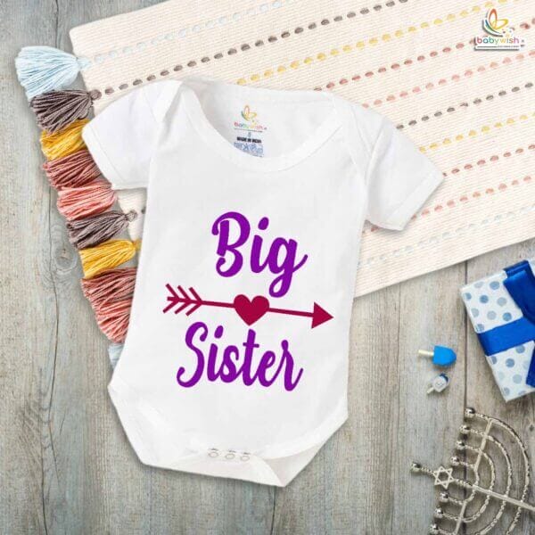 Brother-Sister Matching Rompers | Big Sister Baby Bodysuit | Cute Sibling Outfit Set for Babies & Toddlers | Brother-Sister Clothes | Babywish - Image 5