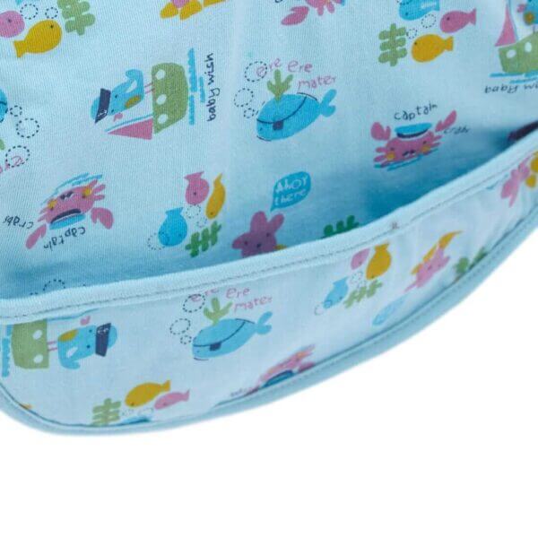 Bibs for Baby, 3-Layers Waterproof Baby Bib Food Catcher with Pocket Bibs - Image 7