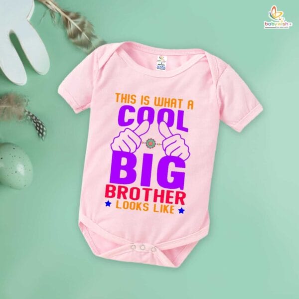 Babywish Rakshabandhan Romper Brother Sister Matching dress Rakshabandhan gift for Rakhi - Image 4