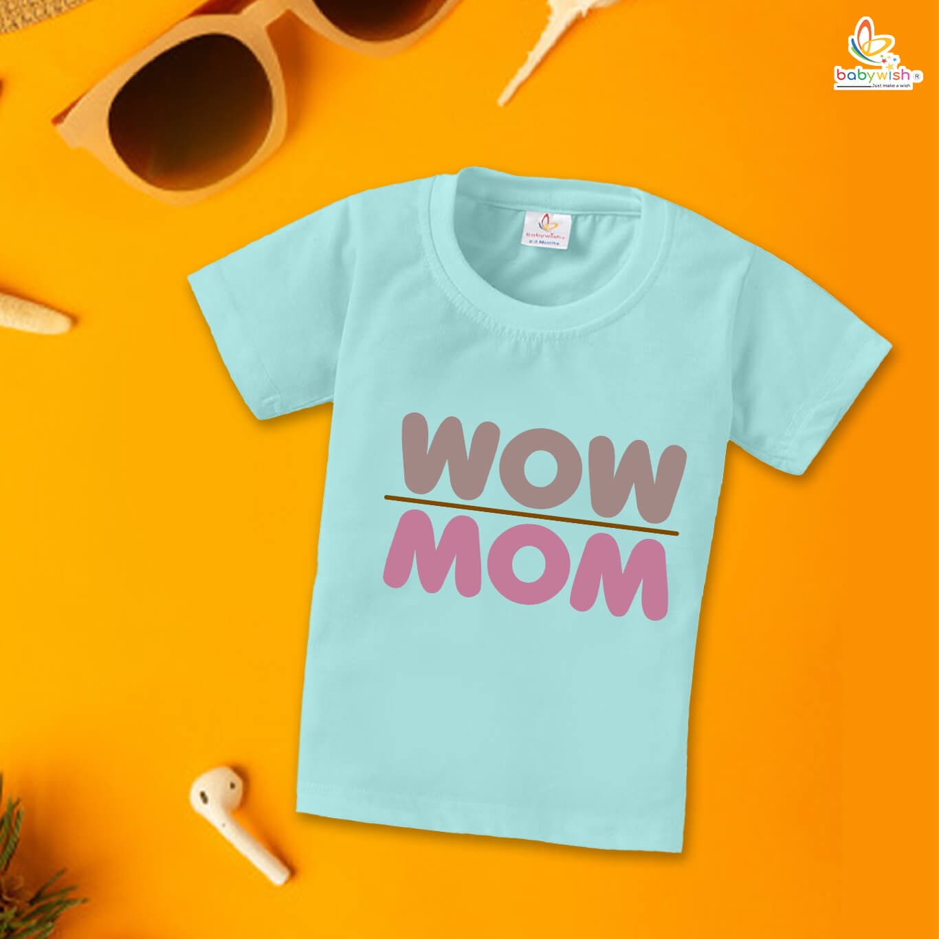 Mother's Day Special T-Shirt for Boys & Girls, Unisex Kids Half Sleeve Topwear, Cute Mom & Me Matching Outfit, Soft Cotton Tee for Toddlers and Babies, Ideal Gift for Mother's Day