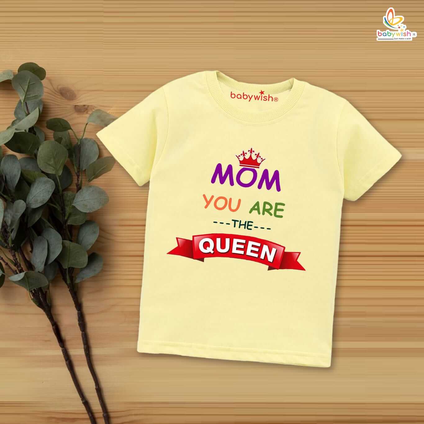 Mother’s Day Special T-Shirt for Boys & Girls – Half Sleeve Unisex Topwear for Kids, Cute & Comfortable Design, Perfect Gift for Mother’s Day Celebration