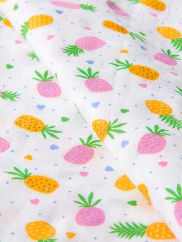 Muslin Swaddle Blankets 100% Organic for newborn Baby Multipurpose Infant Swaddle 112x112cm - Image 4