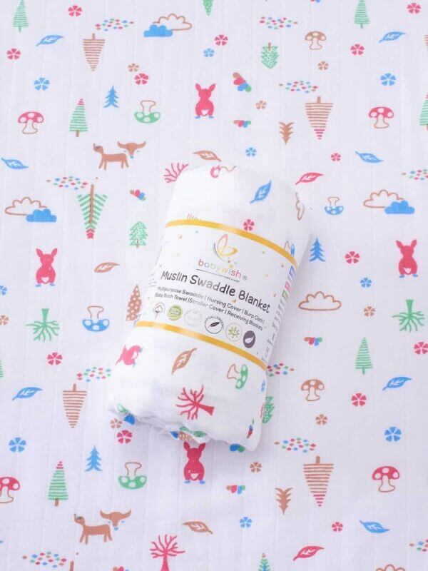 Muslin Swaddle Blankets 100% Organic for newborn Baby Multipurpose Infant Swaddle 112x112cm - Combo Pack of 3 - Image 8