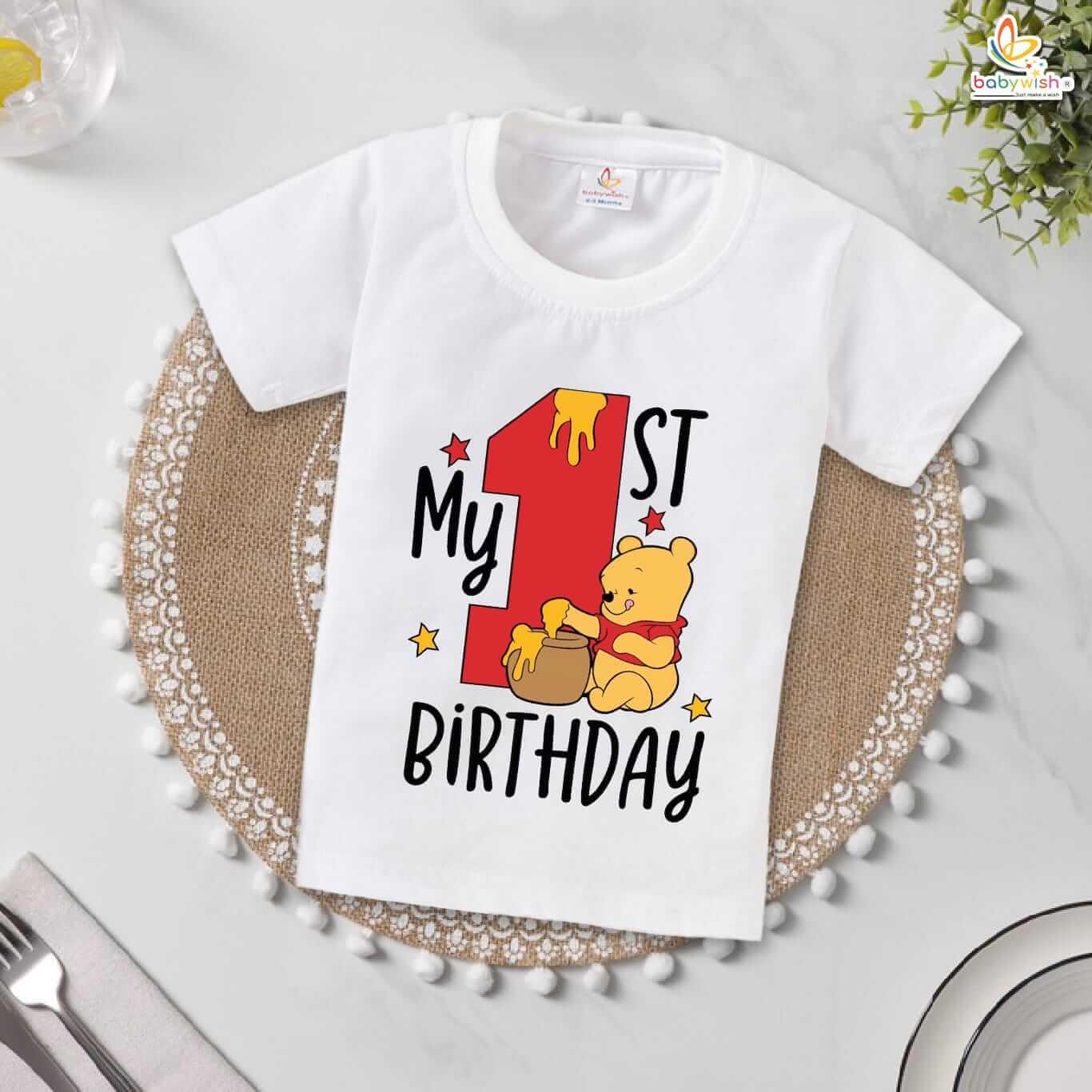My First Birthday T-Shirt – Cute 1st Birthday Shirt for Baby Boys & Girls | Adorable Birthday Outfit for Infants by Babywish