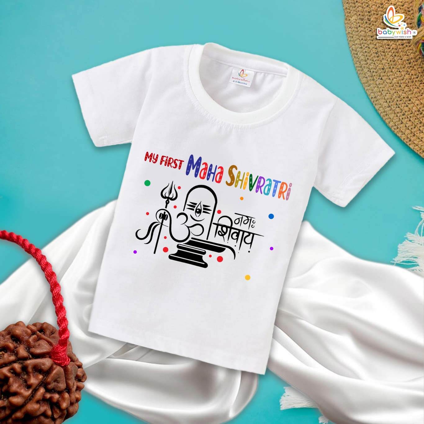 My First Mahashivratri T-shirt – "Om Namah Shivay" Baby Outfit for Boys & Girls – Babywish