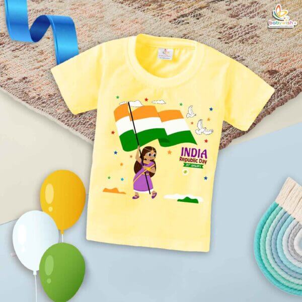 Babywish Republic Day T-shirt My First Republic Day T-shirt INDIA Republic Day 26th January - Image 4