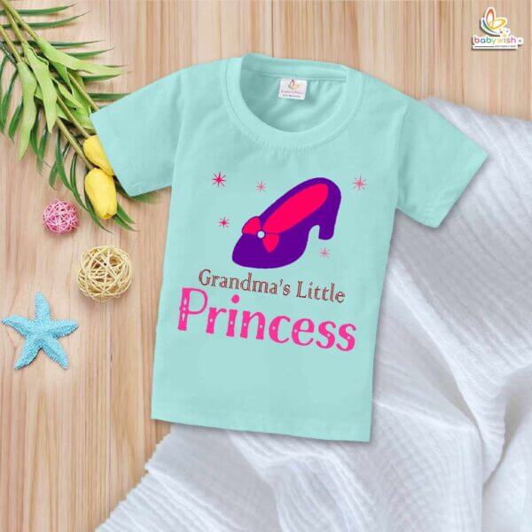 Grandma's Little Princess – My Grandmother T-shirt for Babies & Toddlers | Cute Grandmother Gift Tee | Babywish - Image 2
