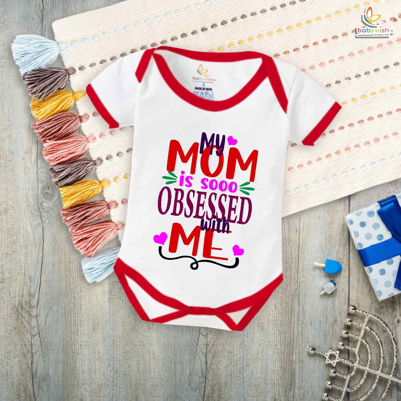 My Mom is So Obsessed With Me – Cute Mother Romper for Babies | Adorable Baby Bodysuit for Mom | Babywish