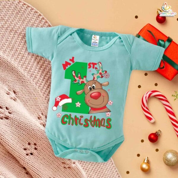 Babywish Christmas Romper Clothes My First Merry Christmas Bodysuits Merry Christmas Celebrations Theme - Image 5