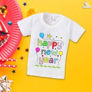 Babywish New Year T-shirt My First New Year T-shirt Happy New Year Balloon Print