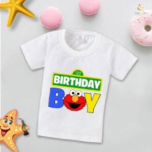 Birthday Boy T-Shirt – My First Birthday Shirt for Baby Boys | Fun 1-2-3 Numbers Theme 1st Birthday Party Outfit by Babywish
