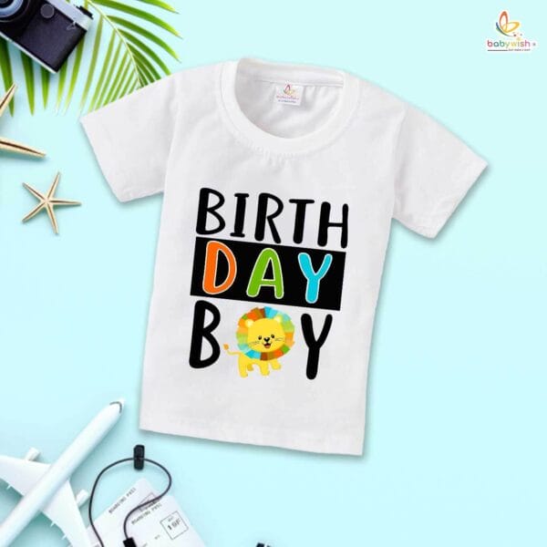 Birthday Boy T-Shirt – My First Birthday Shirt for Baby Boys | Cute 1st Birthday Outfit & Party Tee by Babywish