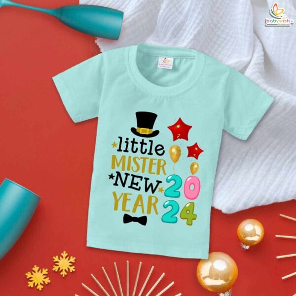 Babywish New Year T-shirt My First New Year T-shirt Little Mister New Year - Image 2