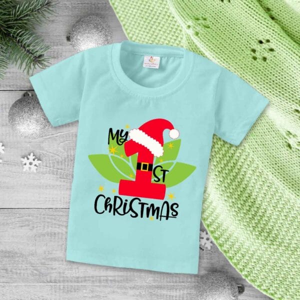 Babywish Christmas T-shirt My First Christmas T-shirt Berry Theme Christmas Print - Image 2