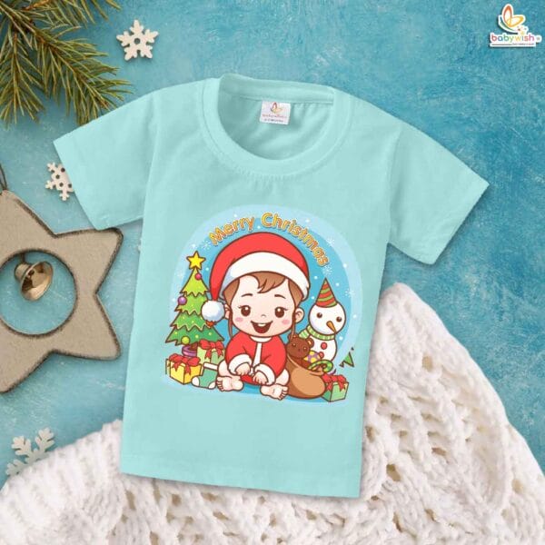 Babywish Christmas T-shirt My First Christmas T-shirt Merry Christmas Gift Print - Image 2