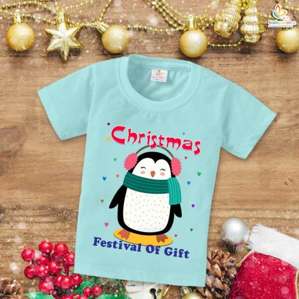 Babywish Christmas T-shirt My First Christmas T-shirt Christmas Day Celebration in Winter - Image 2