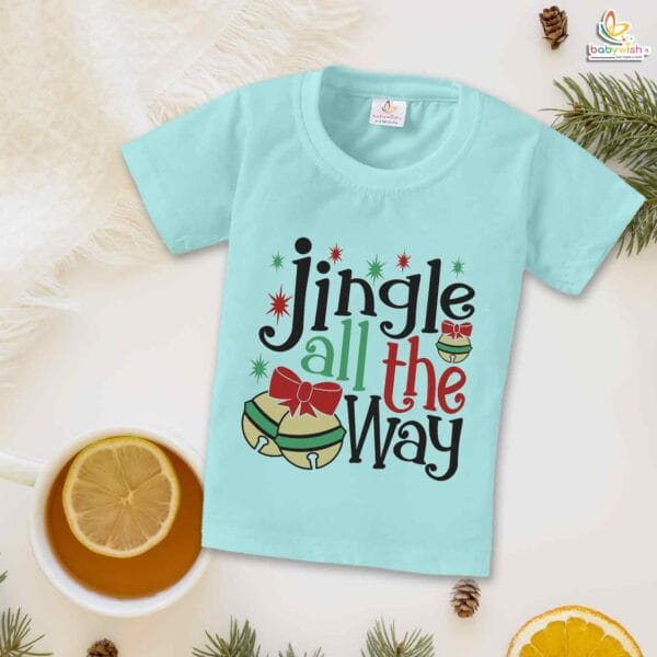 Babywish Christmas T-shirt My First Christmas T-shirt Christmas Jingle in All the Way - Image 2