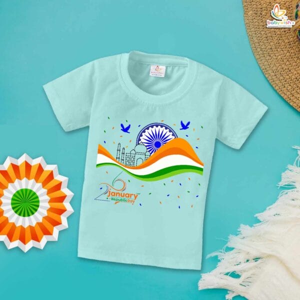 Babywish Republic Day T-shirt My First Republic Day T-shirt 26th January Republic Day 3 Color - Image 2