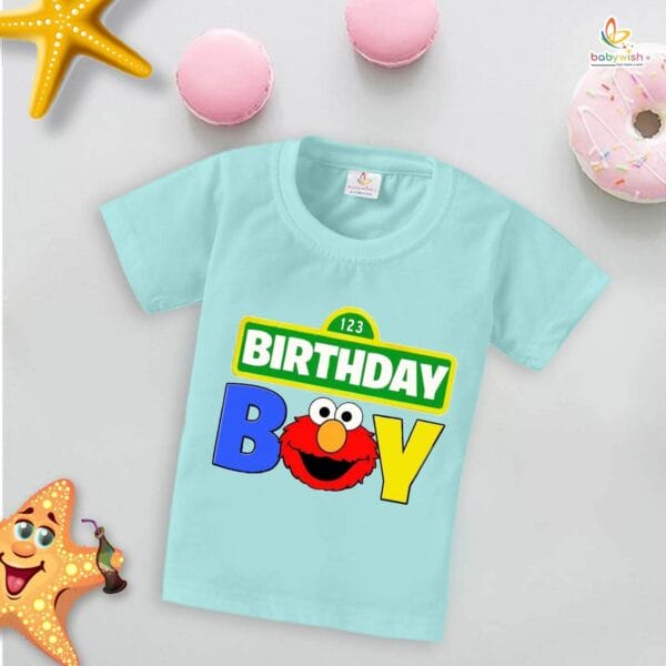 Birthday Boy T-Shirt – My First Birthday Shirt for Baby Boys | Fun 1-2-3 Numbers Theme 1st Birthday Party Outfit by Babywish - Image 2