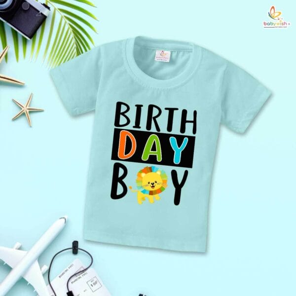 Birthday Boy T-Shirt – My First Birthday Shirt for Baby Boys | Cute 1st Birthday Outfit & Party Tee by Babywish - Image 2