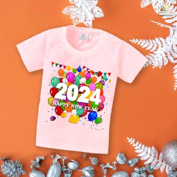 Babywish New Year T-shirt My First New Year T-shirt Decorated Happy New Year - Image 3
