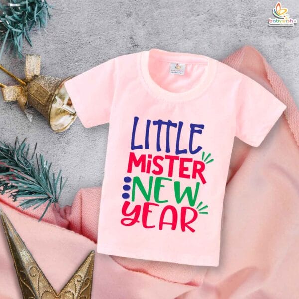Babywish New Year T-shirt My First New Year T-shirt Little Mister New Year Celebrations - Image 3