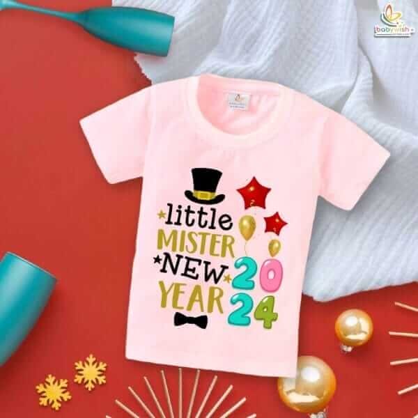 Babywish New Year T-shirt My First New Year T-shirt Little Mister New Year - Image 3
