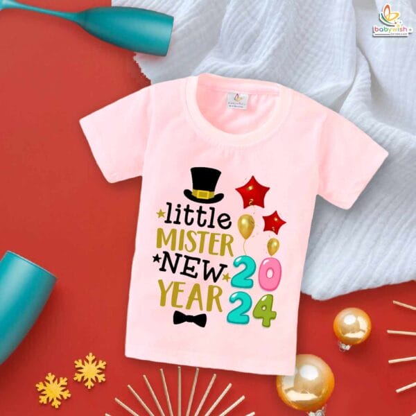 Babywish New Year T-shirt My First New Year T-shirt Little Mister New Year - Image 3