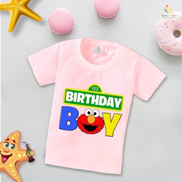 Birthday Boy T-Shirt – My First Birthday Shirt for Baby Boys | Fun 1-2-3 Numbers Theme 1st Birthday Party Outfit by Babywish - Image 3
