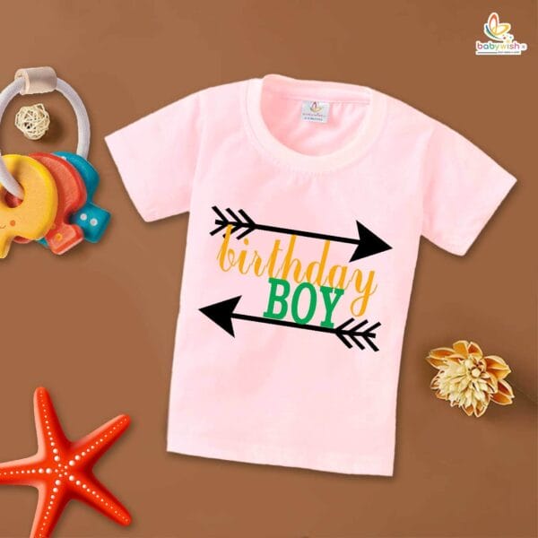 Birthday Boy T-Shirt – My First Birthday Airplane Shirt for Baby Boys | Cute 1st Birthday Outfit with Aero Theme for Party by Babywish - Image 3