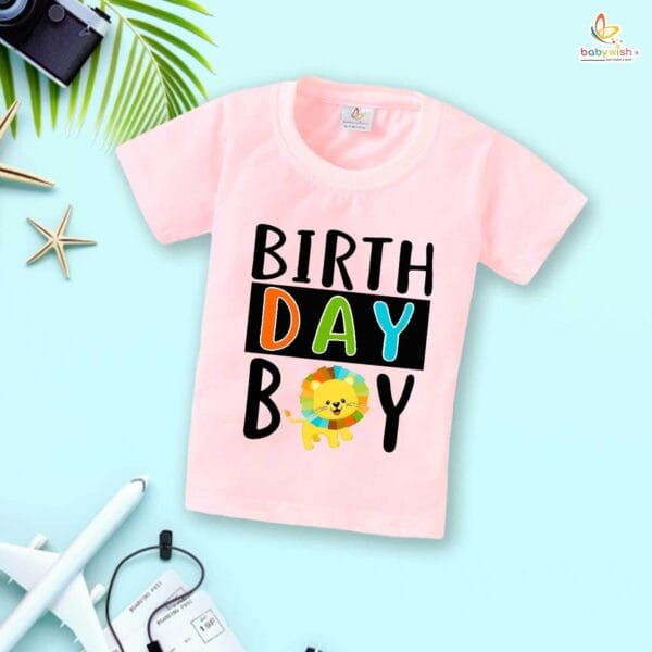 Birthday Boy T-Shirt – My First Birthday Shirt for Baby Boys | Cute 1st Birthday Outfit & Party Tee by Babywish - Image 3