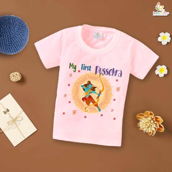 Babywish Baby Navratri T-shirt My First Dussehra My First Vijaydashmi - Image 3