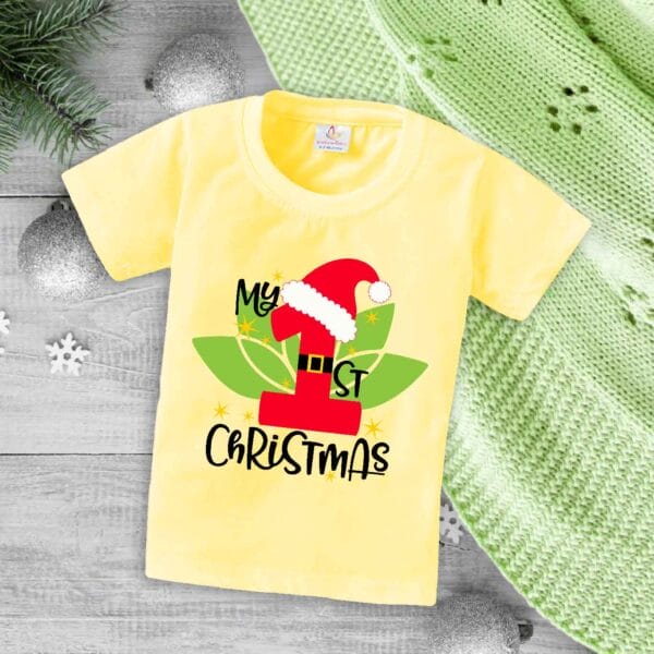 Babywish Christmas T-shirt My First Christmas T-shirt Berry Theme Christmas Print - Image 4